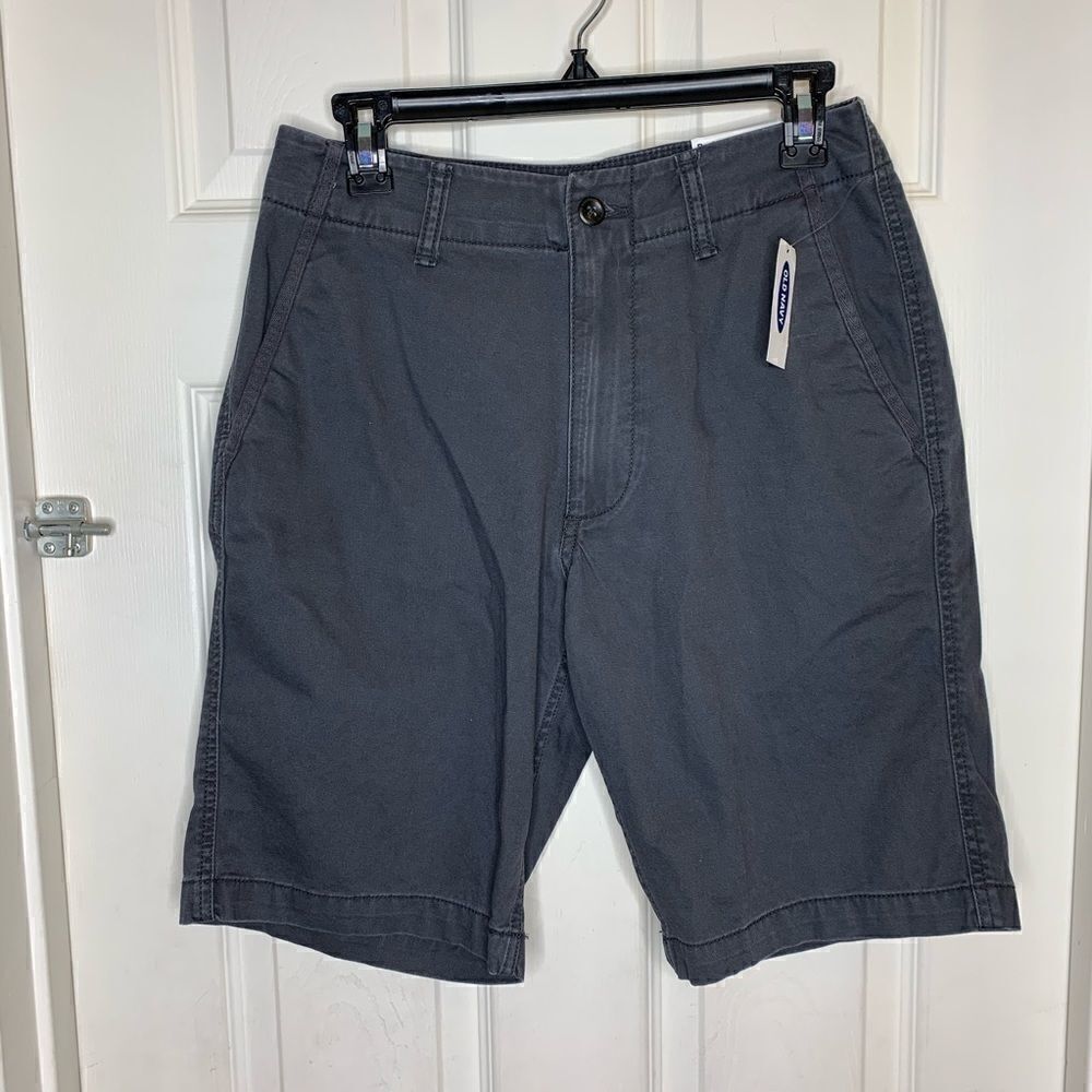 Old Navy Broken In Straight Charcoal Gray Shorts
